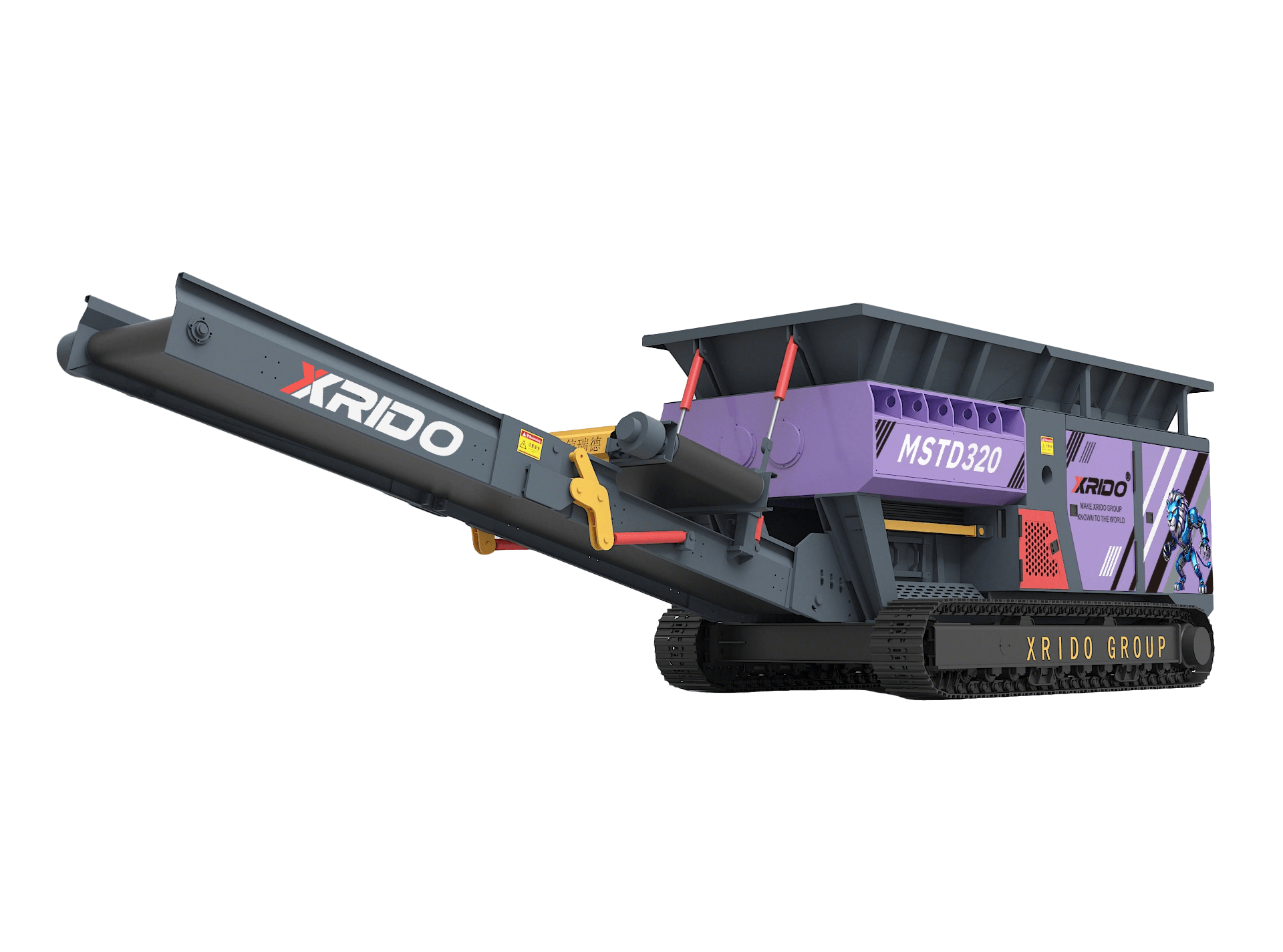 MSTD320 Mobile Crushing Station - rear angle view - view 2