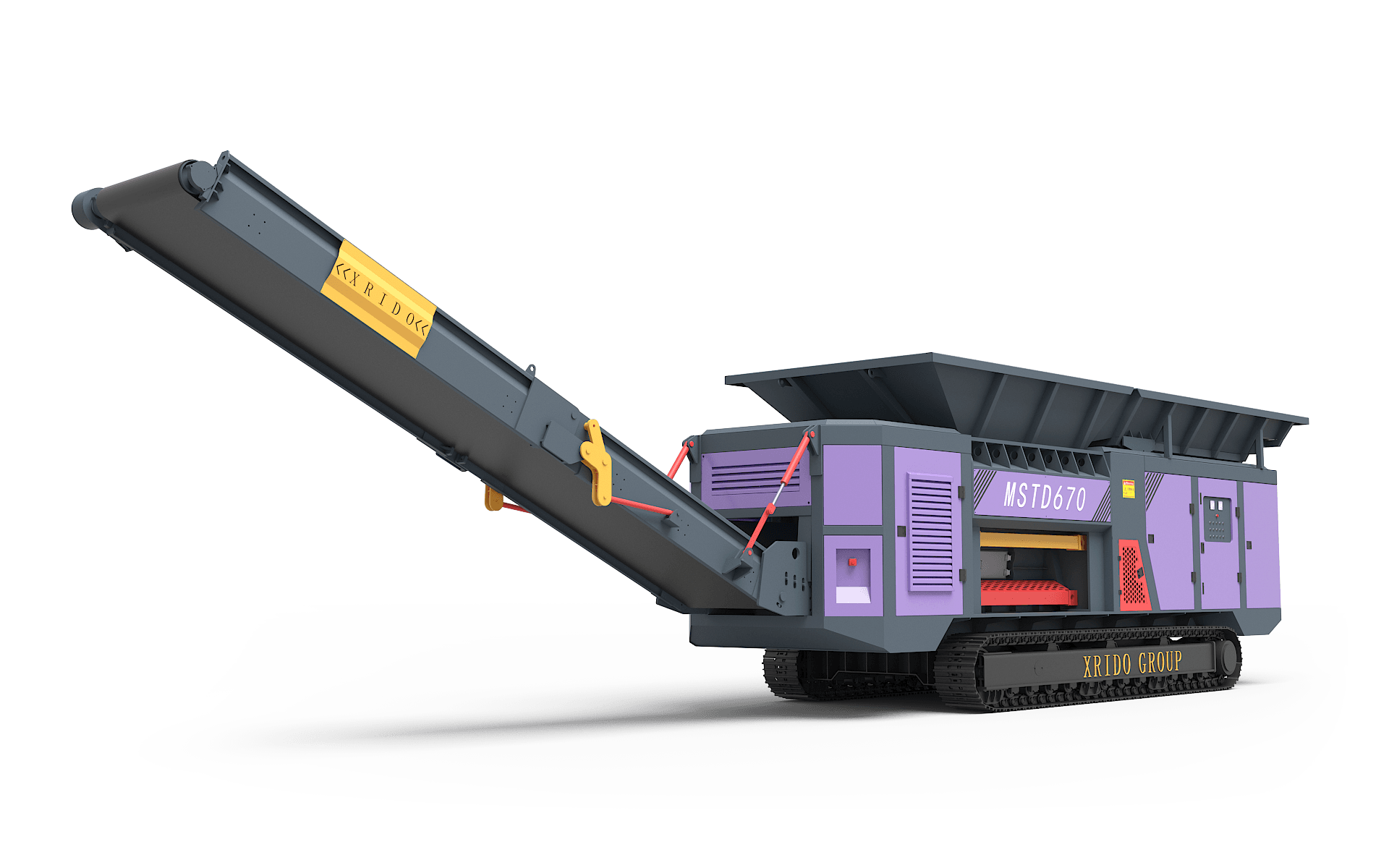 MSTD670 Mobile Crushing Station - front angle view