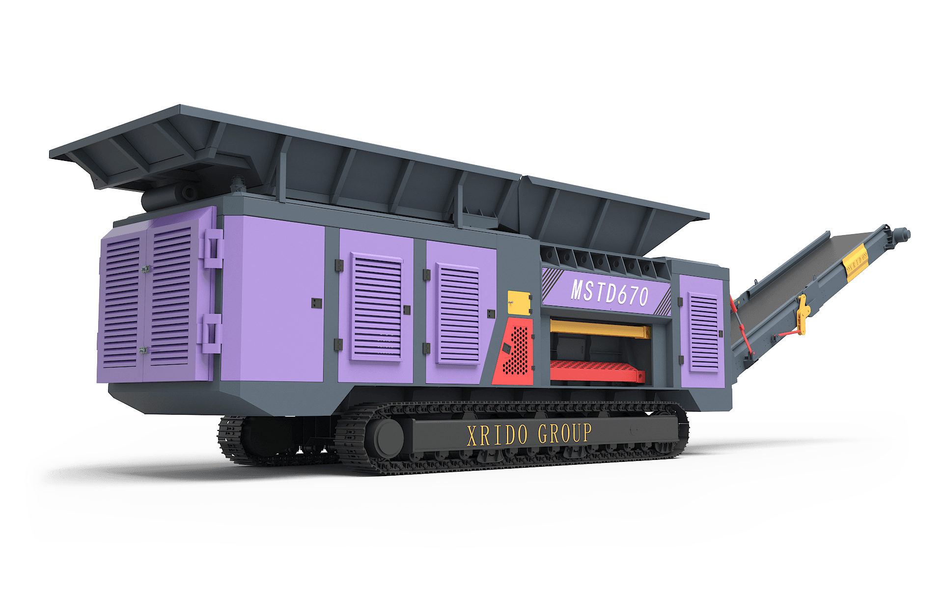 MSTD670 Mobile Crushing Station - rear angle view - view 2