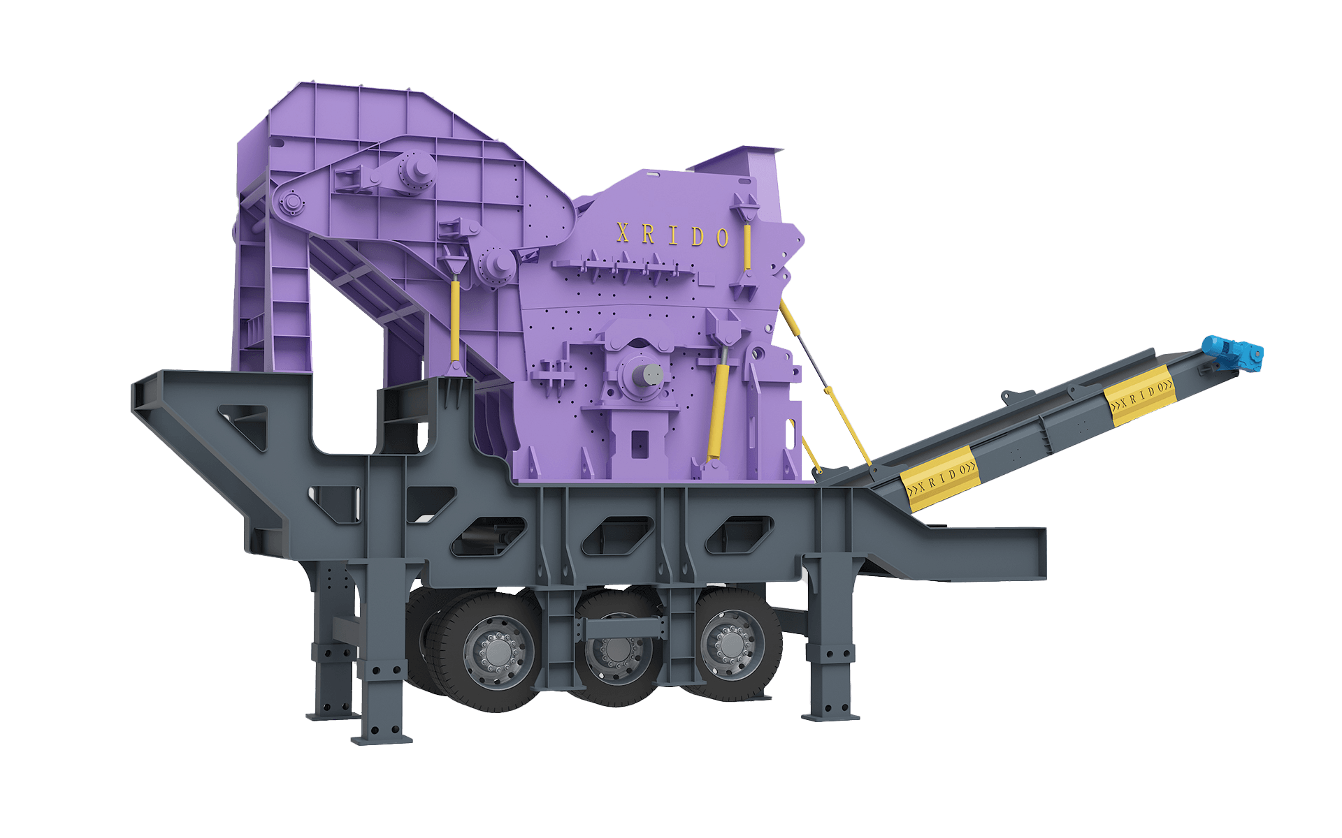 MSTD850 Mobile Crushing Station - front angle view