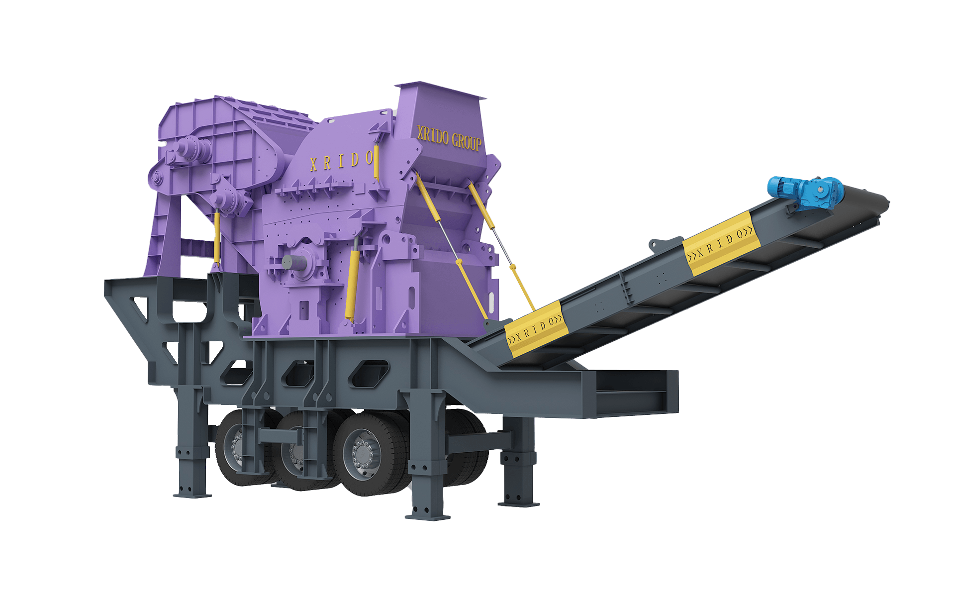 MSTD850 Mobile Crushing Station - rear angle view - view 2